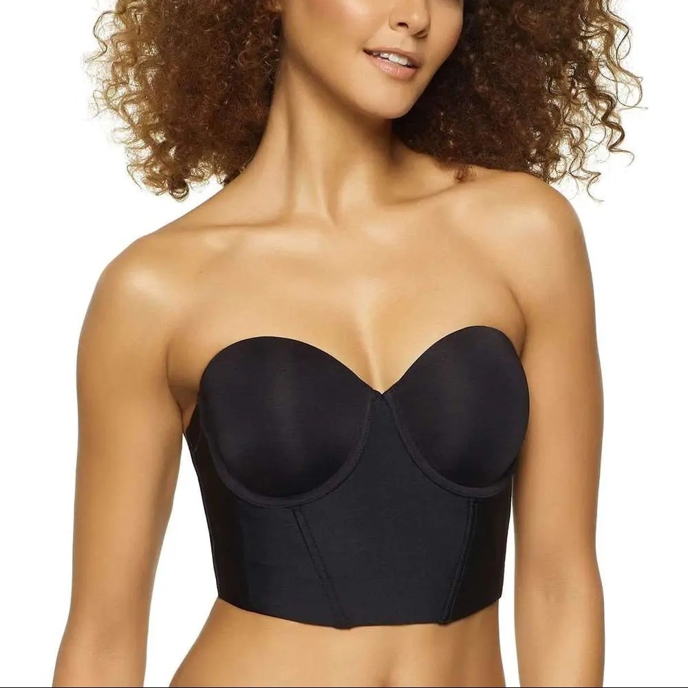 Bare Necessities Corset Strapless Bra Black
